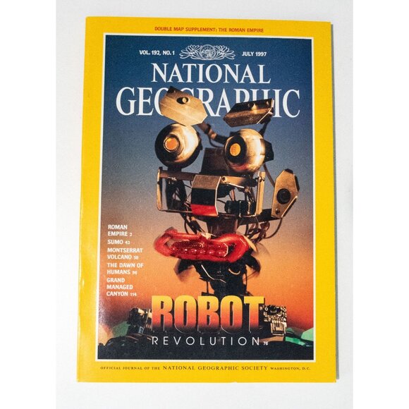 National Geographic Magazine July 1997 Vol. 192 No. 1 Robot Revolution - Picture 1 of 8